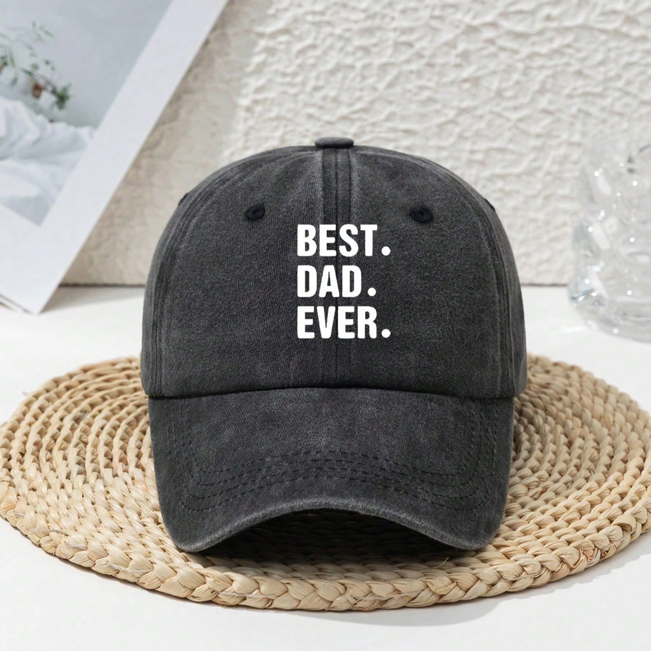 Best Dad Ever Baseball Cap – Adjustable Vintage Dad Hat