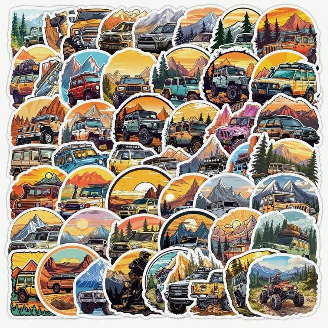 50 pcs Off-Road Stickers