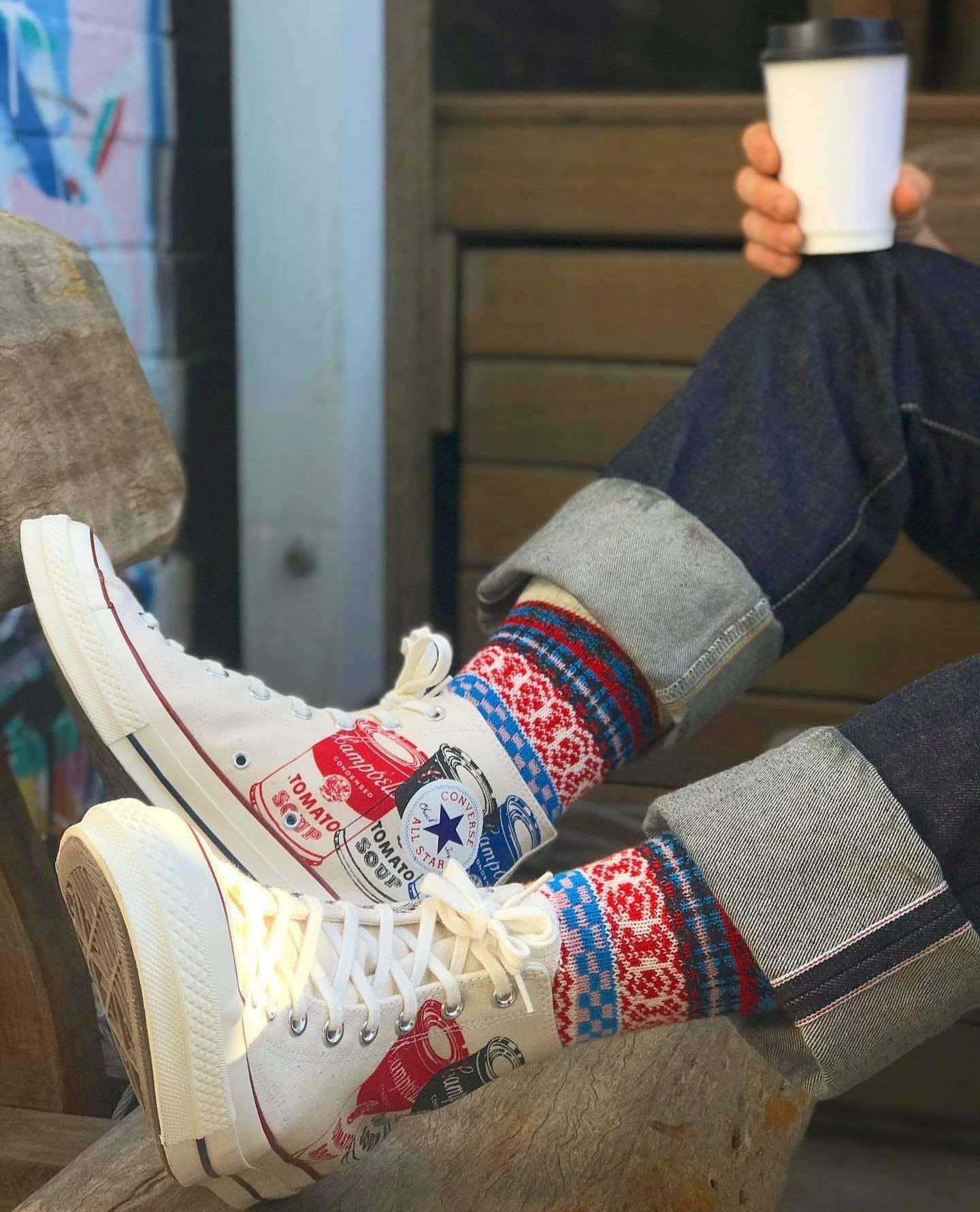 Cozy Geometric pattern socks Size: 36- 42 - Cozy Collective LB