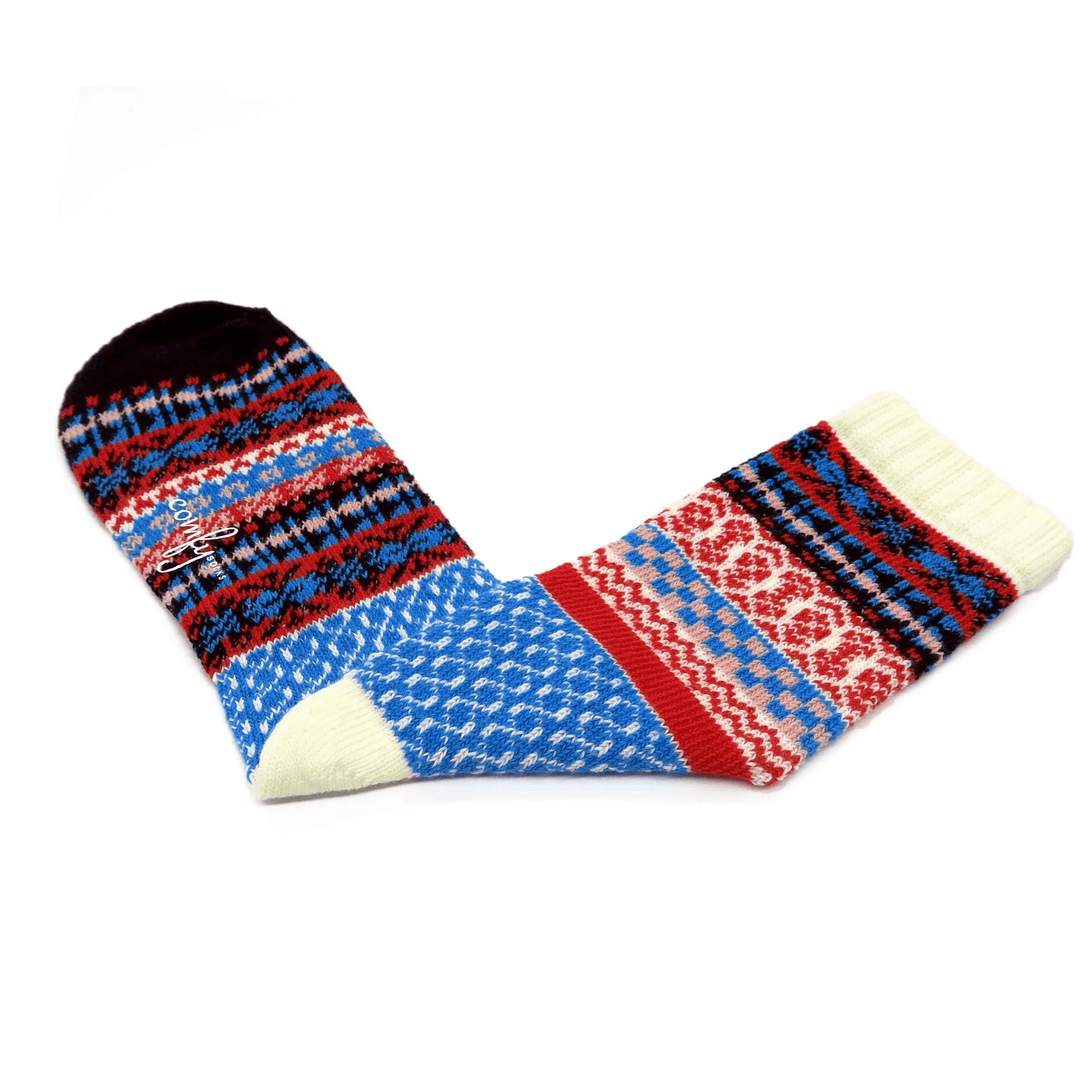 Cozy Geometric pattern socks Size: 36- 42 - Cozy Collective LB