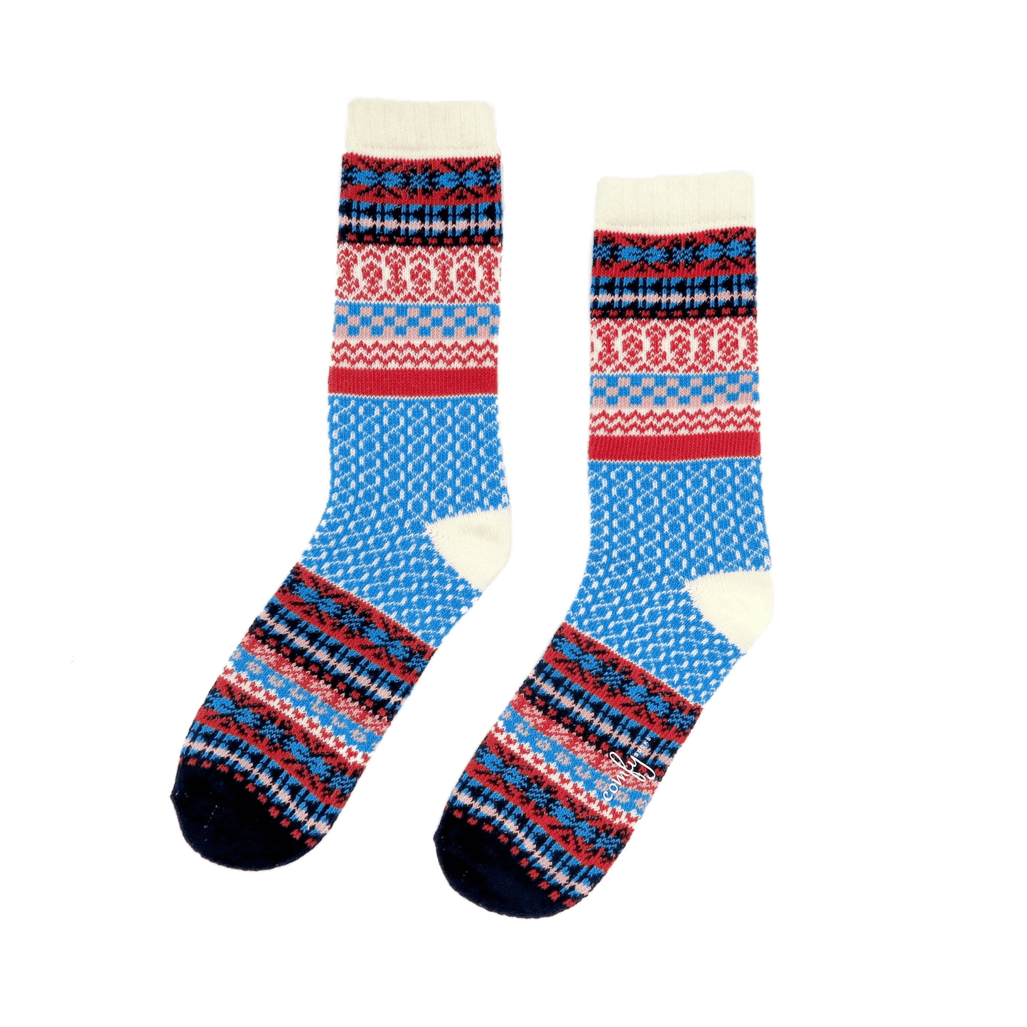 Cozy Geometric pattern socks Size: 36- 42 - Cozy Collective LB