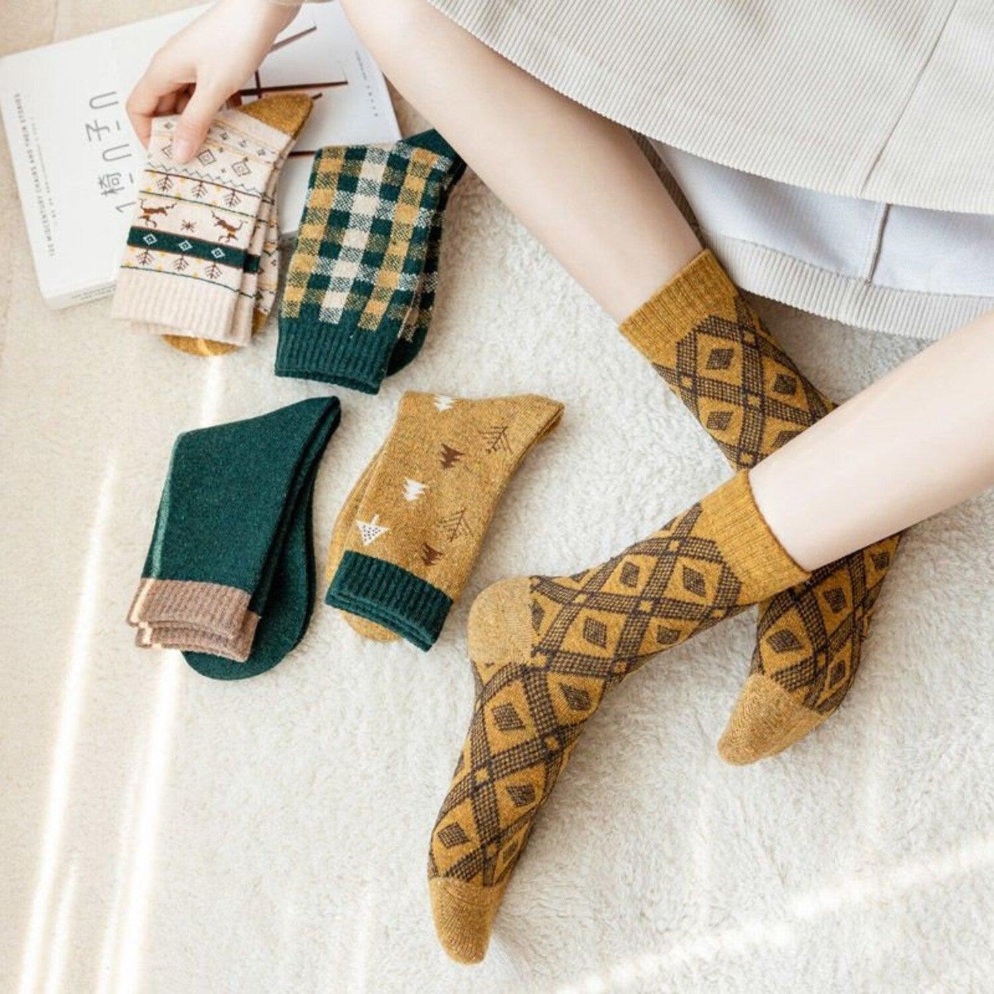 Cozy Korean Style Socks - Cozy Collective LB