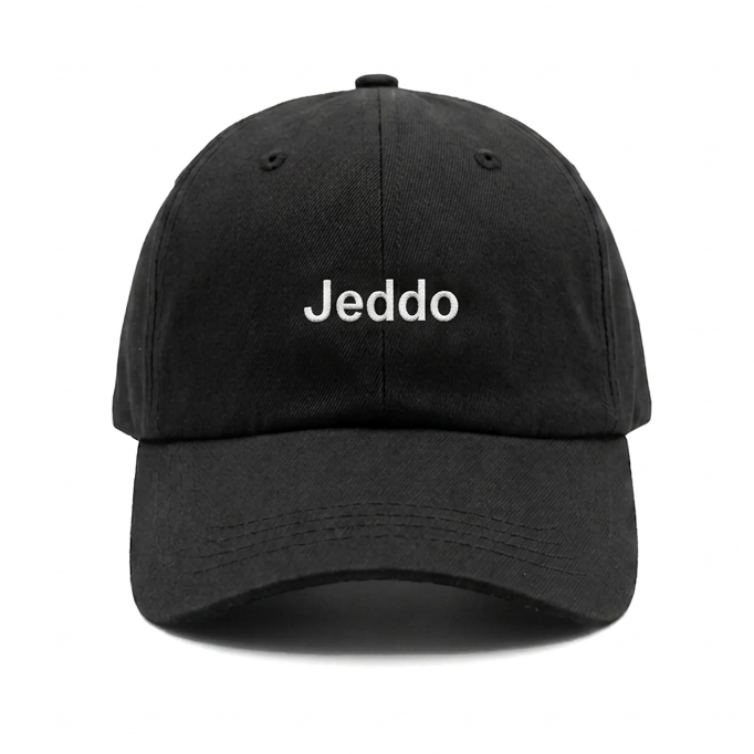 Jeddo Classic Black Cotton Cap | Jeddo Cap Online Lebanon