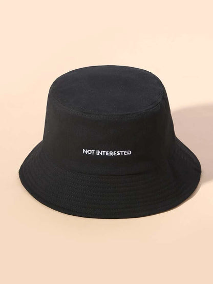 Unisex Embroidered Bucket Hat