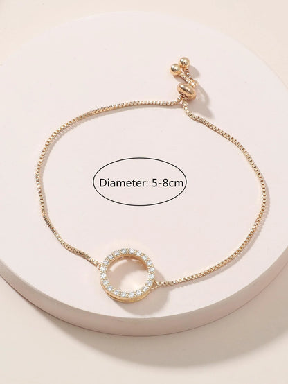 Circle of Sparkle Bracelet - Minimalist & Elegant