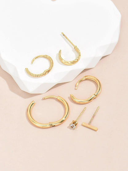 Gold Earring Set - Mix & Match Minimalism