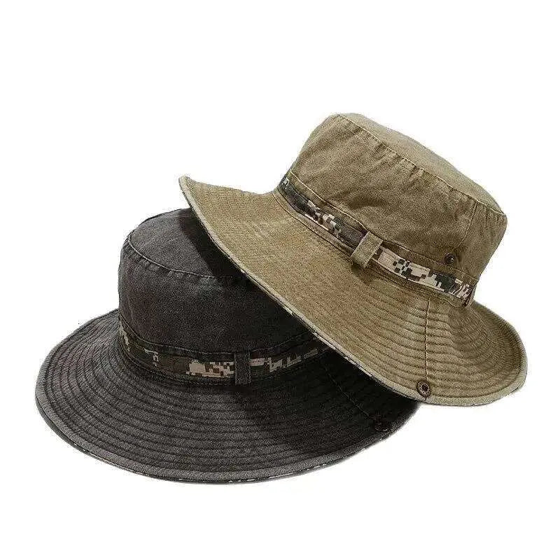 Premium Camo Detail Bucket Hat Lebanon | Wide Brim Outdoor Sun Cap