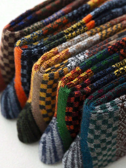 30-34 EU Set Of Colorful Winter Cozy Socks - 5 PAIRS