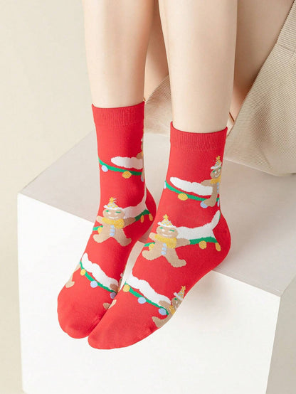 37- 40 - 10 Pairs of Christmas Cheer Socks