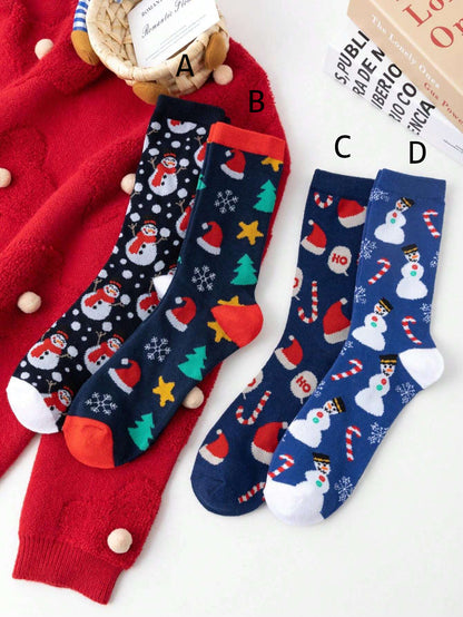 39-45 EU - Classic Christmas Cheer Socks