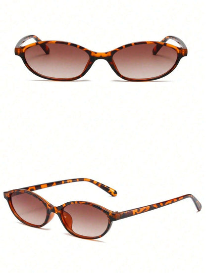 Chic Tortoise Shell Oval Sunglasses