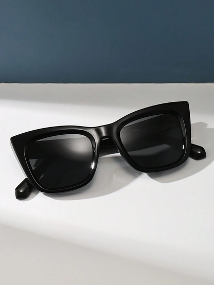 Classic Black Square Frame Sunglasses