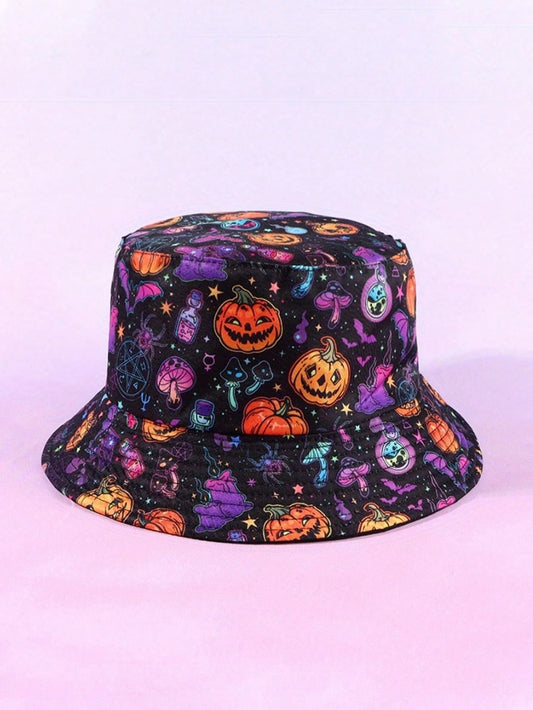 🎃 Spooky Vibes Bucket Hat – Limited Edition
