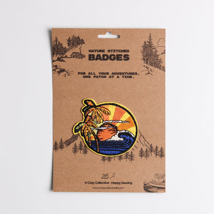 🌅 Tropical Sunset Island Patch