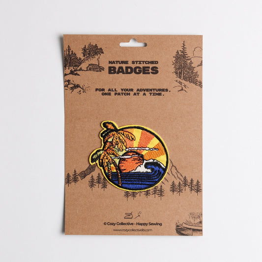 🌅 Tropical Sunset Island Patch