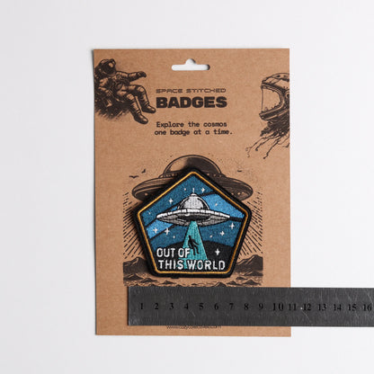 👽 "Out of This World" Retro UFO Patch