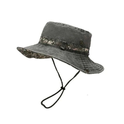 Premium Camo Detail Bucket Hat Lebanon | Wide Brim Outdoor Sun Cap
