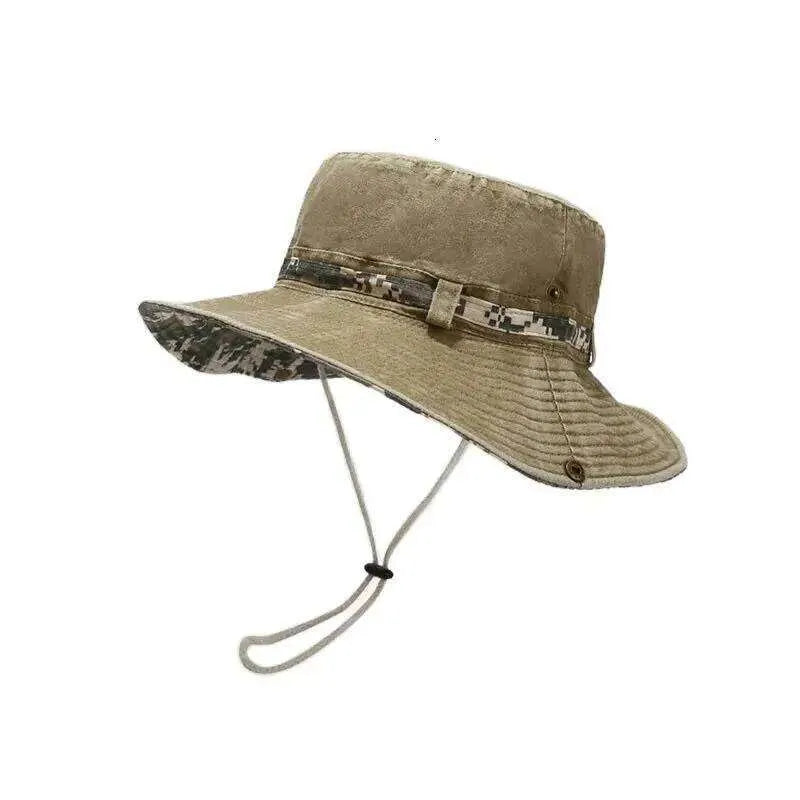Premium Camo Detail Bucket Hat Lebanon | Wide Brim Outdoor Sun Cap