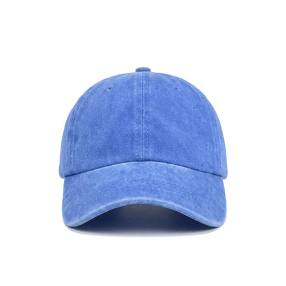 Washed Blue Denim Cap – Classic Adjustable Baseball Hat for Men & Women