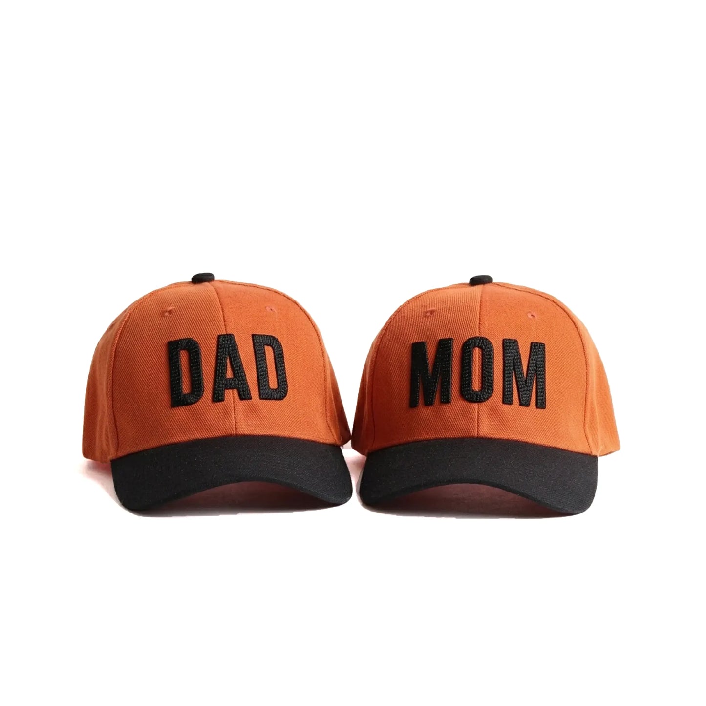 Dad Mom Caps Set | Multicolor Embroidered DAD MOM Hats Lebanon