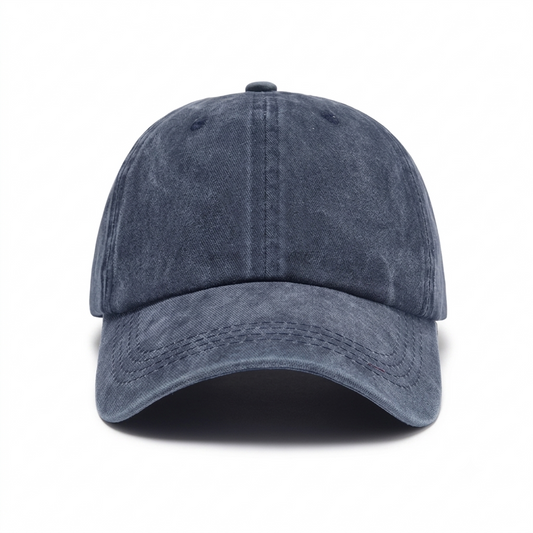 Vintage Washed Dark Blue Denim Baseball Cap Online | Lebanon