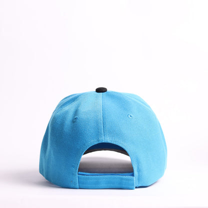 Snoopy Surfer Embroidered Snapback – Sky Blue/Black