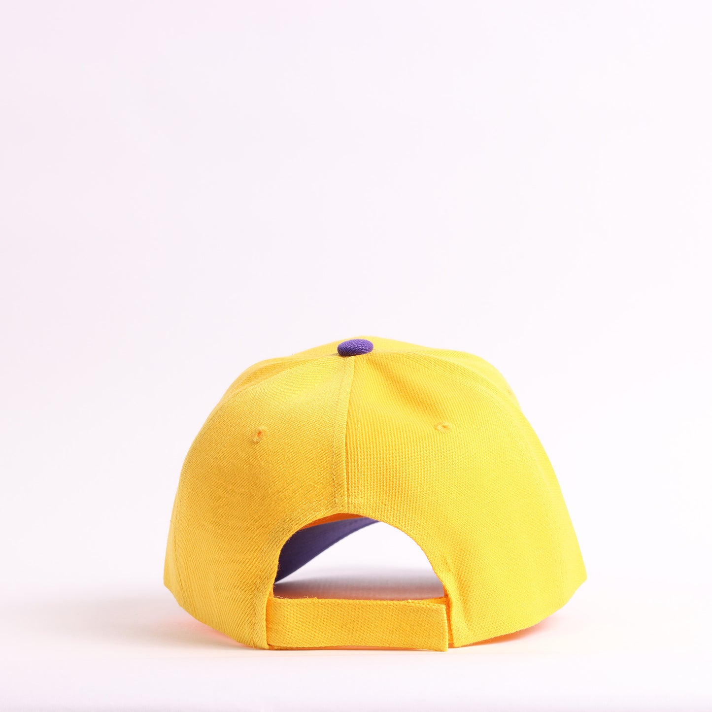 VIBE Embroidered Two-Tone Baseball Cap | Bright Yellow & Purple Snapback