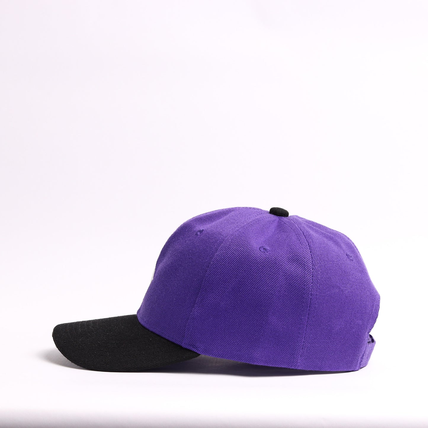 Embroidered Duck Mascot Baseball Cap | Purple & Black Custom Streetwear Dad Hat
