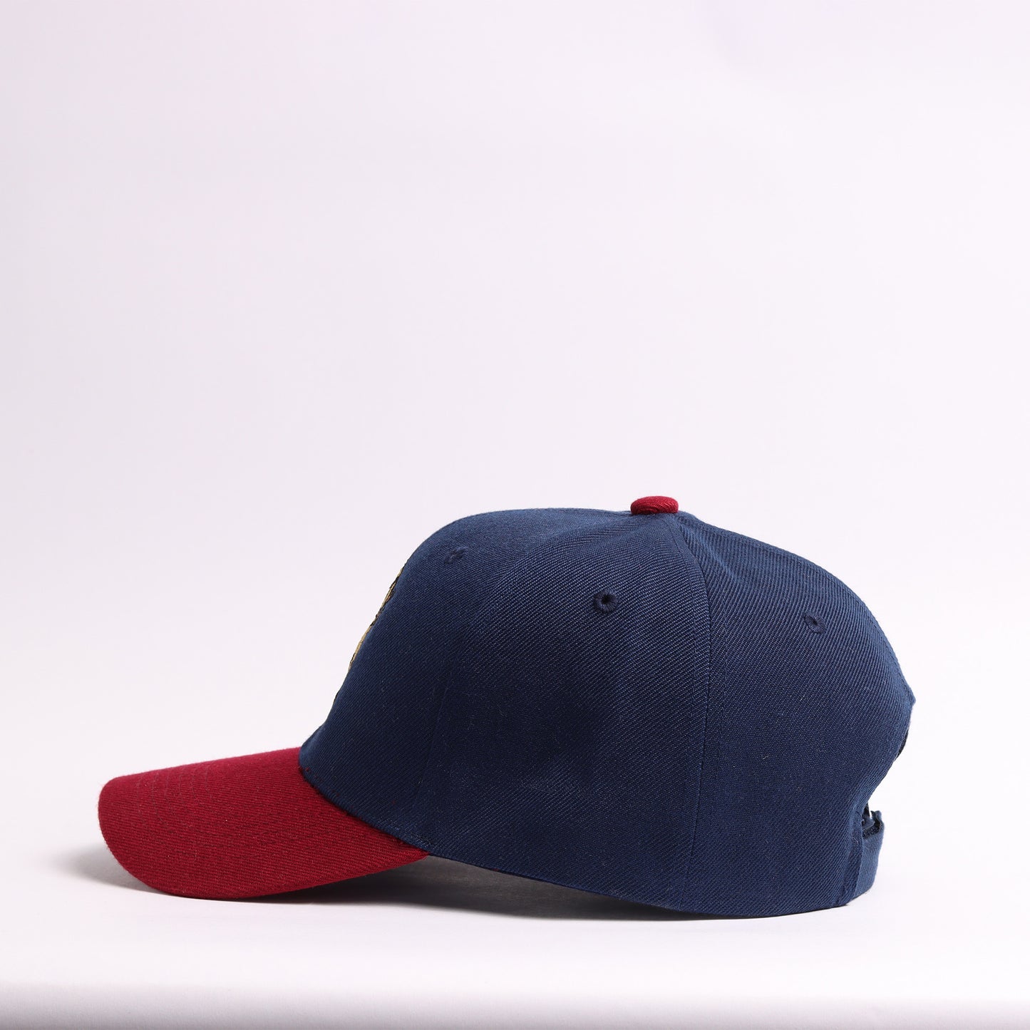 Golden Retriever "Good Boy" Embroidered Baseball Cap | Navy & Maroon Vintage Dad Hat