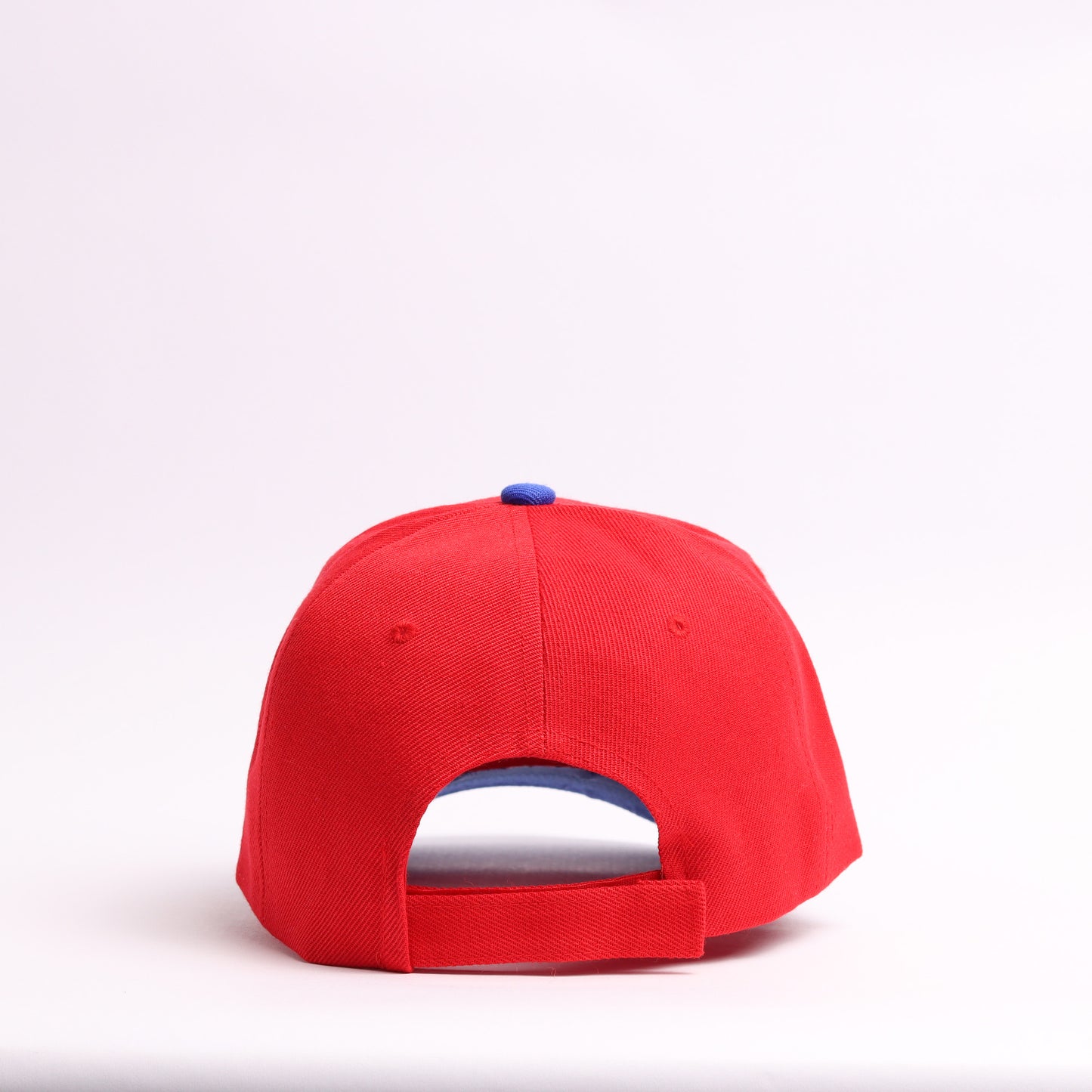 Custom Initial Embroidered Baseball Cap | Red & Blue Personalized Letter Dad Hat