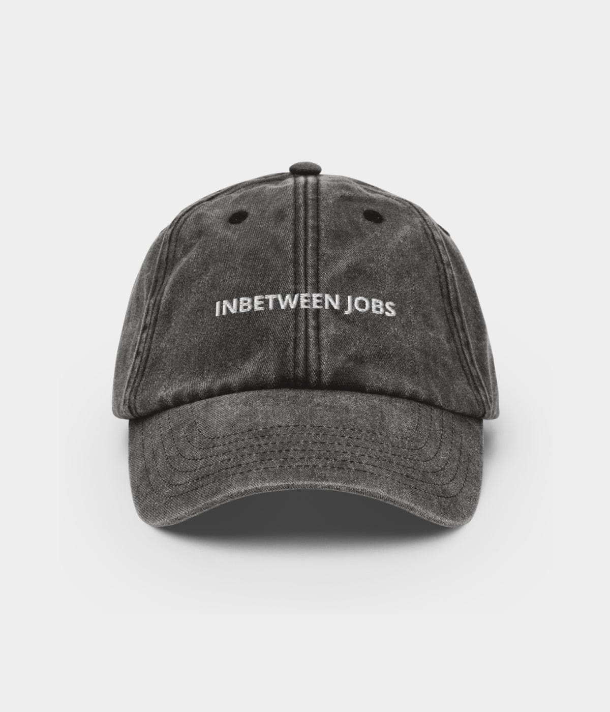 In Between Jobs Funny Dad Hat - Vintage Distressed Baseball Cap Lebanon