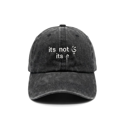 "It's Not You It's Me" 'It's Not ي It's م' Washed Denim Cap – Lebanon
