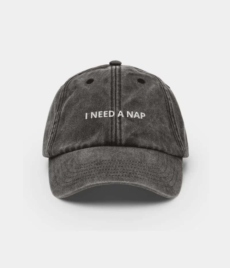 I Need A Nap Embroidered Dad Hat - Vintage Distressed Baseball Cap Lebanon
