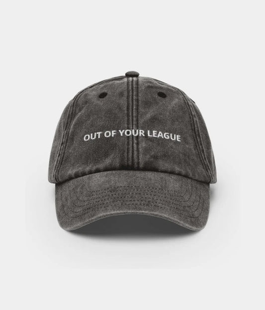 Out Of Your League Sassy Dad Hat - Vintage Distressed Baseball Cap Lebanon