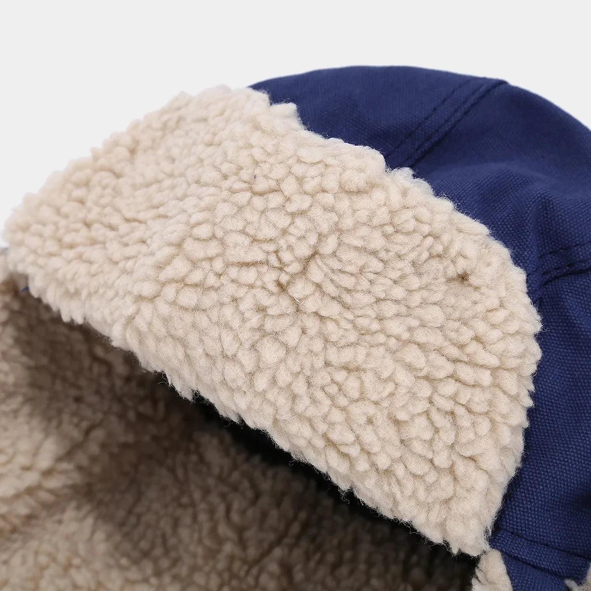 Wool Unisex Trapper Hat with Plush Lining - 4 Colors - Winter Russian Hat