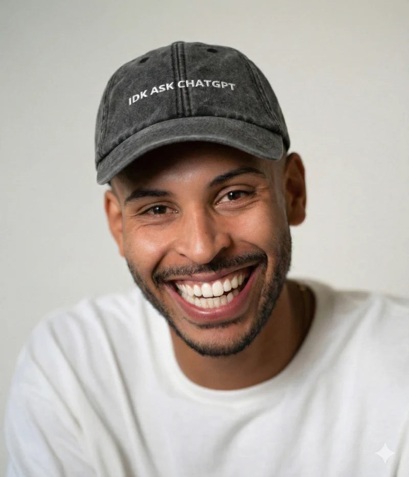 IDK Ask ChatGPT Funny AI Dad Hat - Vintage Distressed Baseball Cap Lebanon