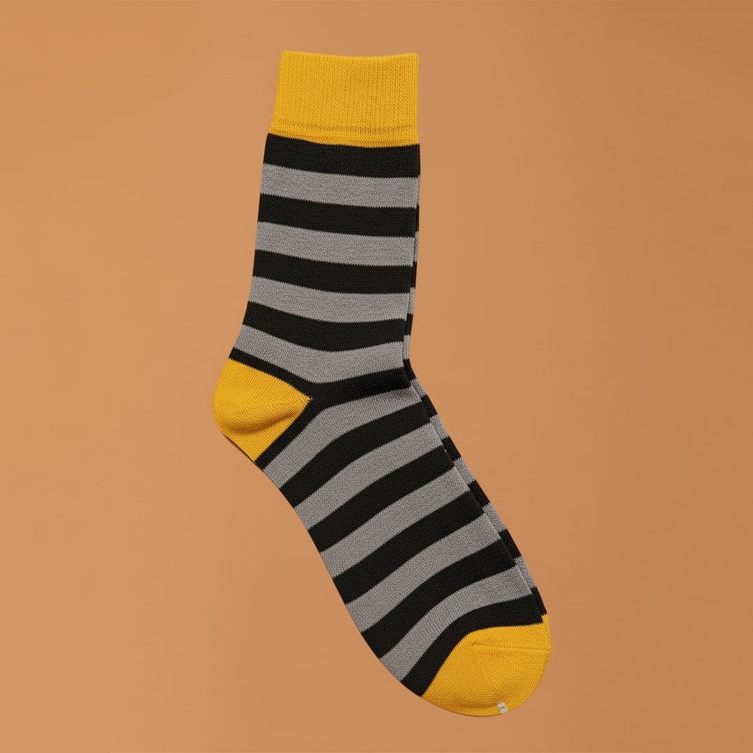40-44EU | Men's Bold Striped Ankle Socks