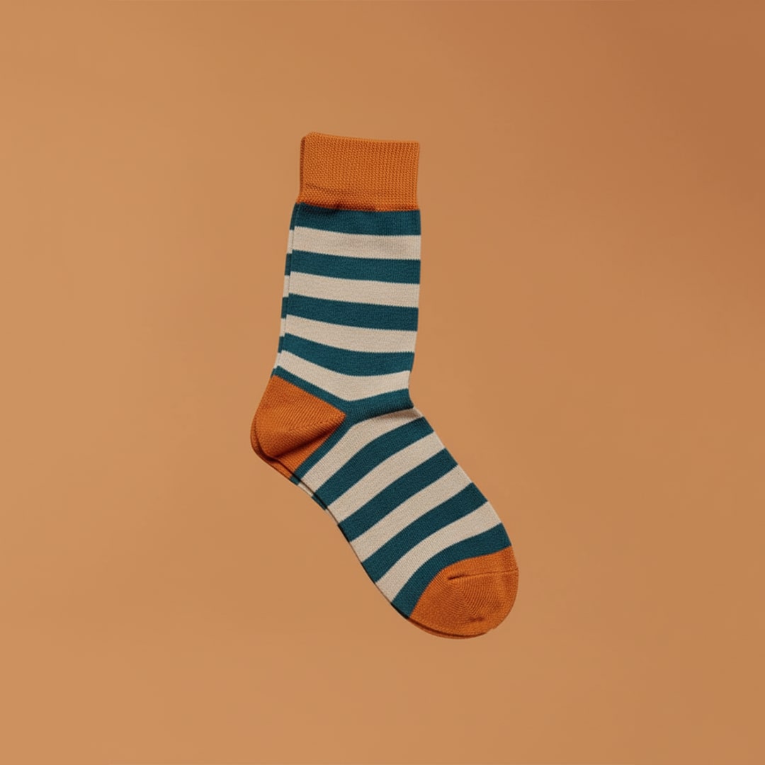 40-44EU | Men's Bold Striped Ankle Socks