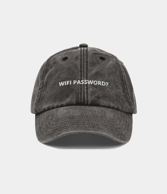 Wifi Password? Funny Embroidered Dad Hat - Vintage Distressed Baseball Cap Lebanon