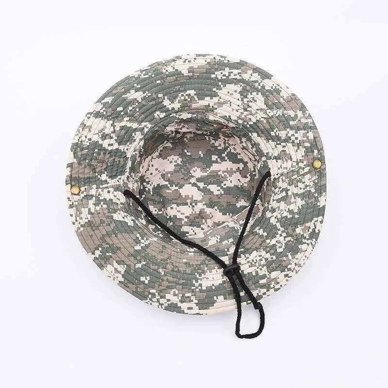 Premium Camo Detail Bucket Hat Lebanon | Wide Brim Outdoor Sun Cap