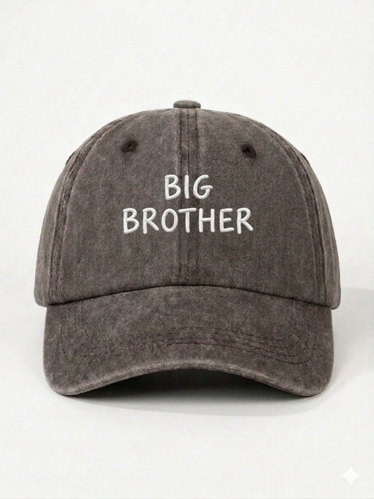 Big Brother Kids Cap Lebanon | Embroidered Toddler Hat (Ages 3–8) | Cute Announcement Gift | Custom Family Matching Caps LB