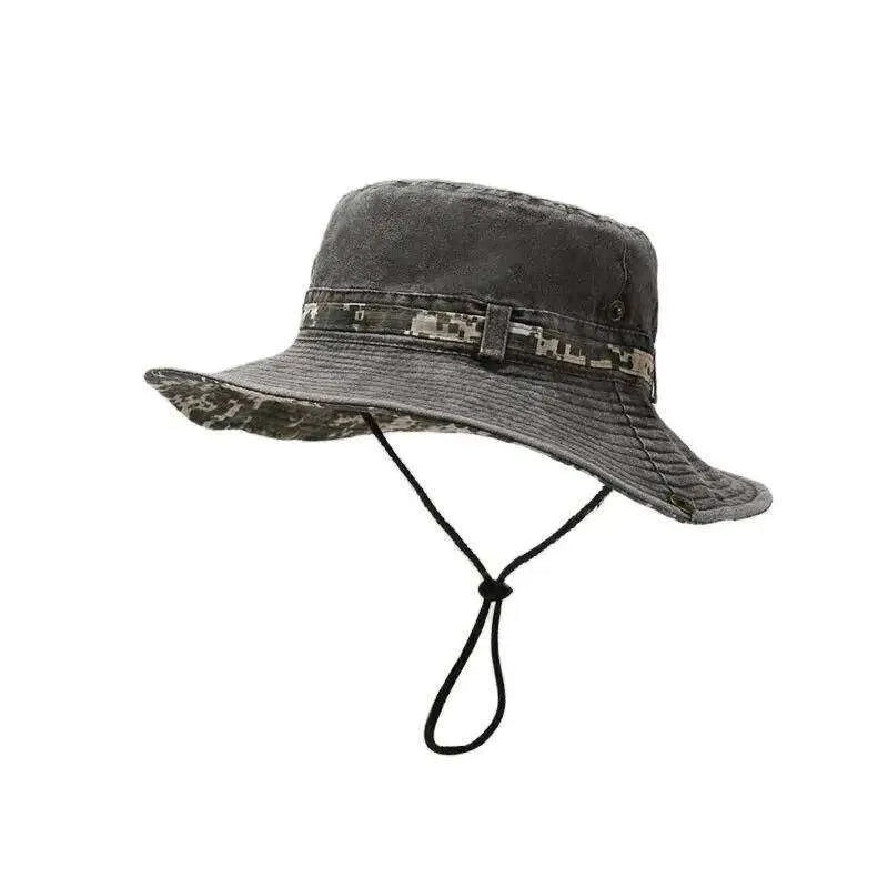 Premium Camo Detail Bucket Hat Lebanon | Wide Brim Outdoor Sun Cap