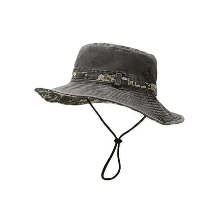 Premium Camo Detail Bucket Hat Lebanon | Wide Brim Outdoor Sun Cap