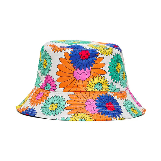 Colorful Floral Bucket Hat | Summer Beach & Festival Hat Lebanon
